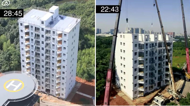 10 storey house in 28 hours