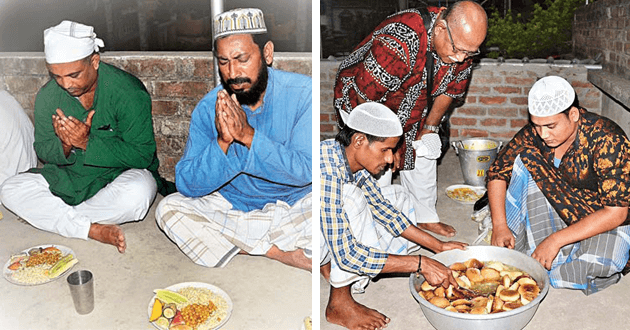 indian mosque under hindu family