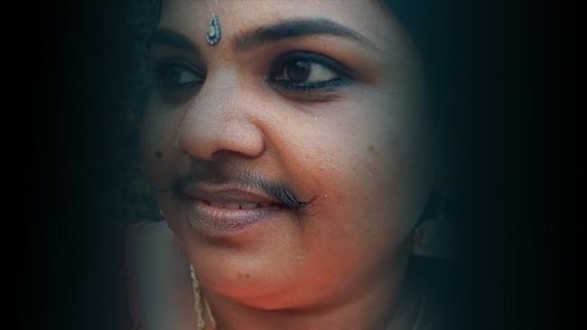 indian woman who flaunts her moustache