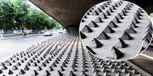 anti homeless spikes