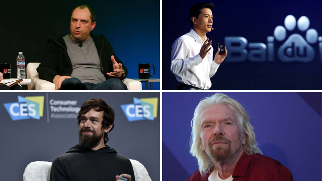 jan kayum robin lee jack dorsey richard branson