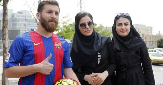 lookalike of messi in iran