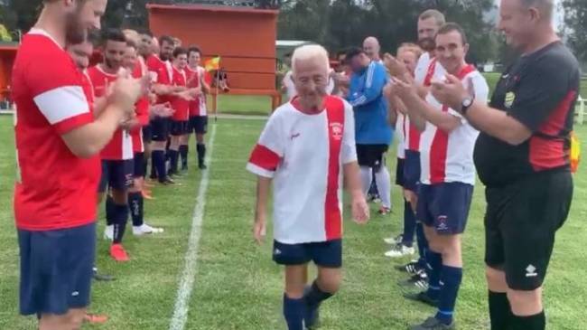 peter webster a 80 year old footballer set to retire