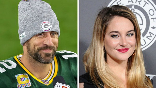 shailene woodley aaron rodgers