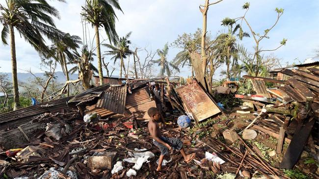 during cyclone