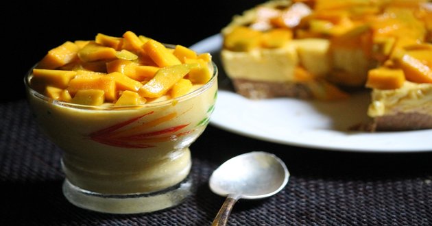 mango custard