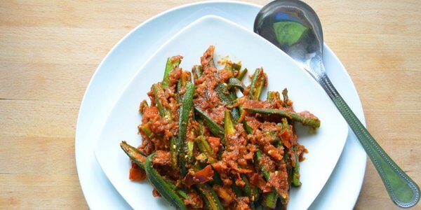 spicy bhindi