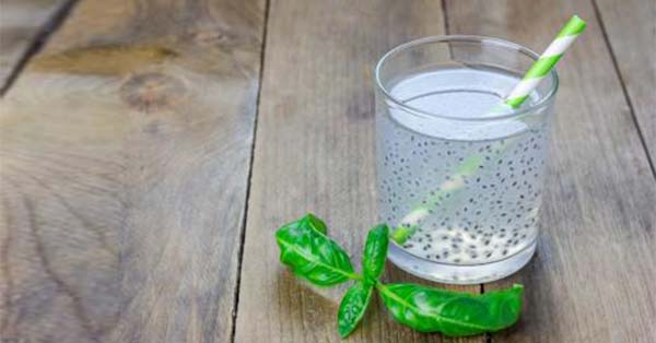 basil seed drink
