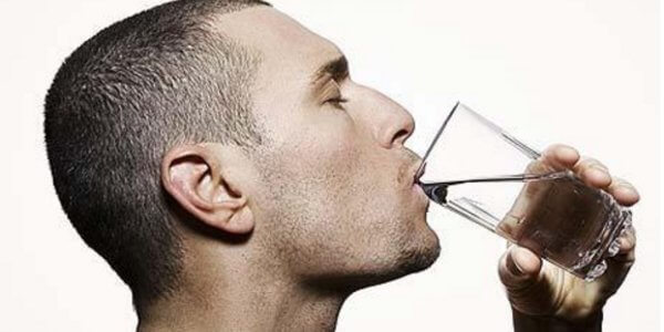 drinking water