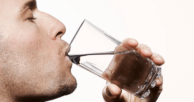 drinking water