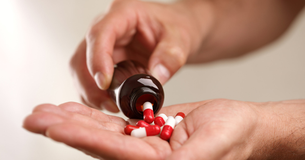 taking medicine