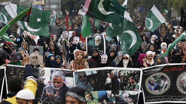 protest in pakistan