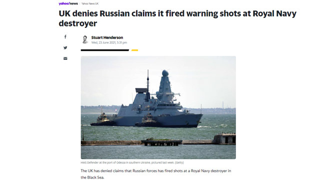 russian bullet bombs on british warships