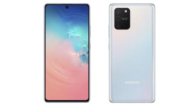 samsung galaxy s10 lite front