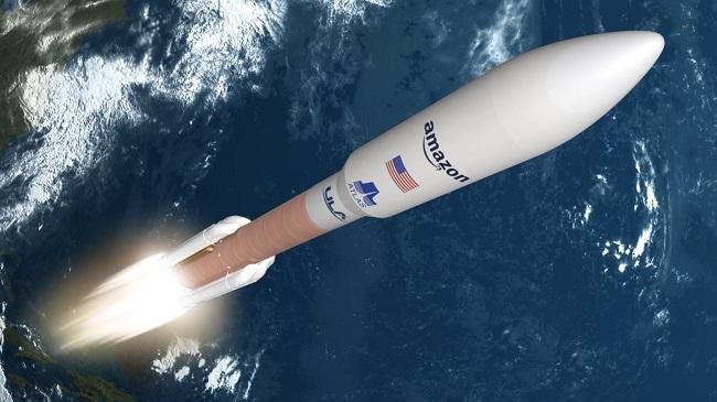 amazon lines up satellite launches