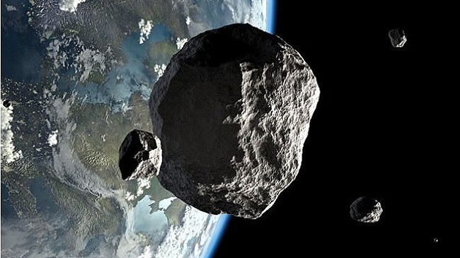 asteroid towards earth