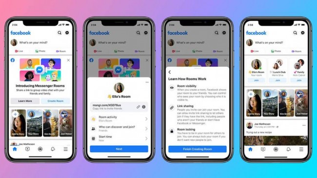 facebook annunces new product messenger rooms