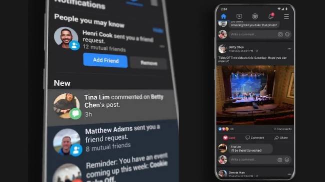 facebook to launch dark mode app