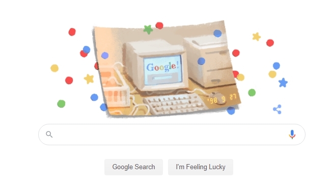 google 21th birthday