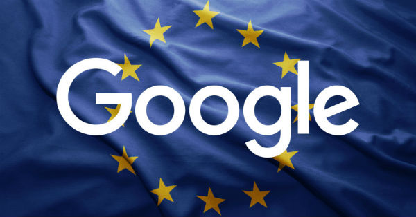 google and eu flag