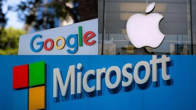 google apple and microsoft