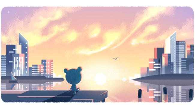 google doodle new year