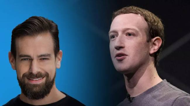 jack dorsey and mark zuckerburg