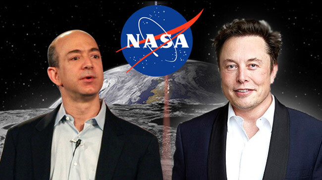 jeff bezos elon musk nasa