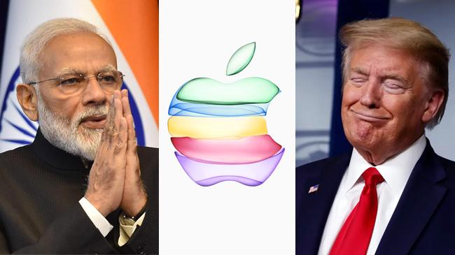 modi apple trump