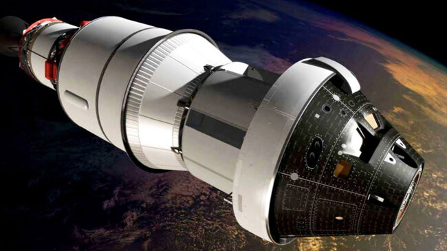 orion spacecraft construction