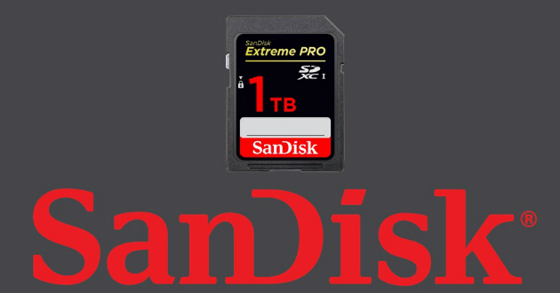 sandisk introduced worlds first ever 1tb memory card