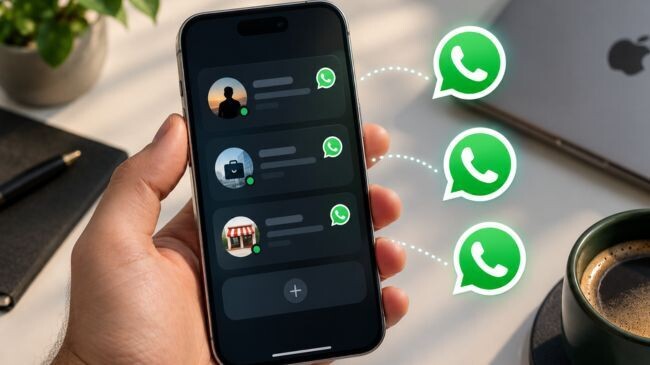 এক আইফোনেই চালানো যাবে তিনটি হোয়াটসঅ্যাপ অ্যাকাউন্ট!