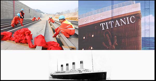 titanic replica in china