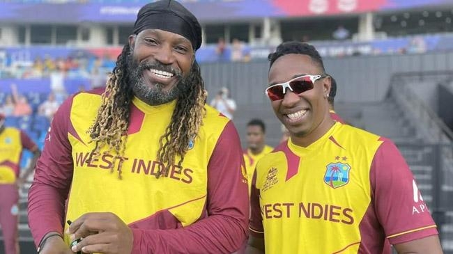 chris gayle dwayne bravo indies