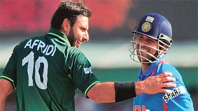 afridi and sachin