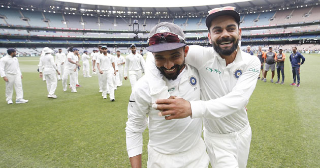 ajinkya rahane virat kohli