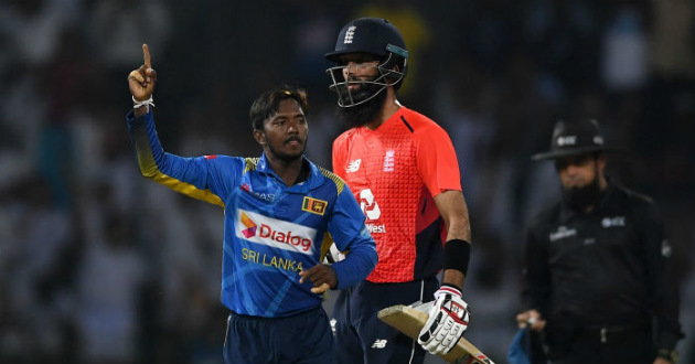akila takes four wickets as sri lanka beat england