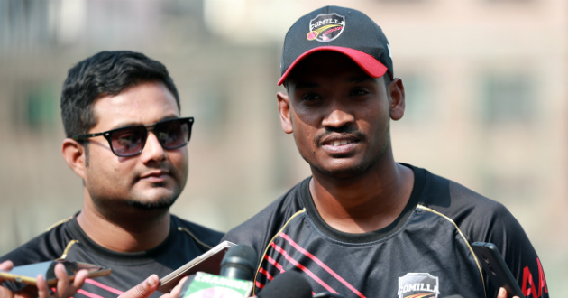 al amin hossain of comilla talking to media