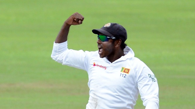 angelo mathews test