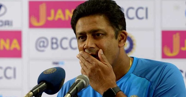 anil kumble resighn