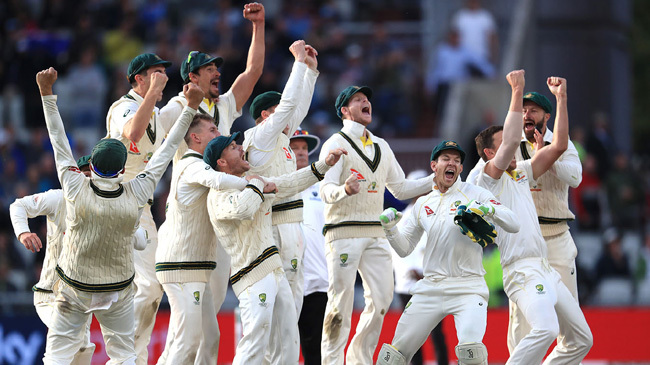 australia celebrate test