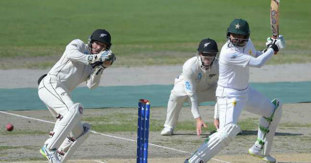 azhar ali plays a shot