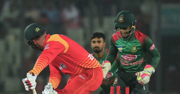 bangladesh beat zimbabwe by 28 in series opener