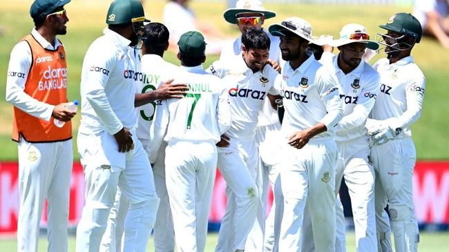 bangladesh celebrate victory mount maunganui