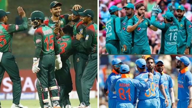 bangladesh india pakistan team