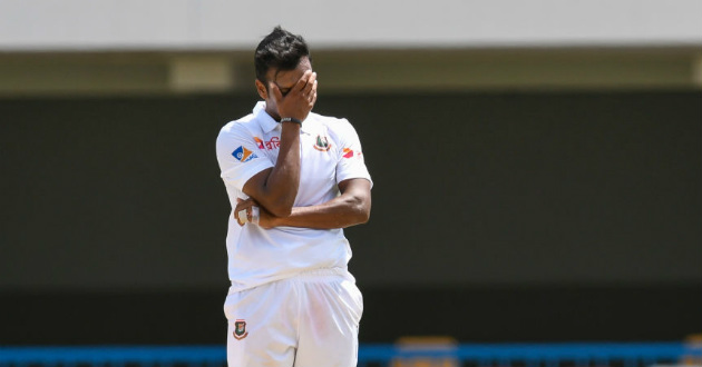 bangladesh lost antigua test by a big margin