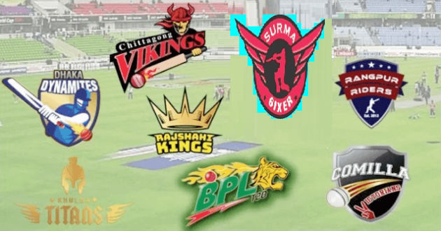 bangladesh premier league all team logo