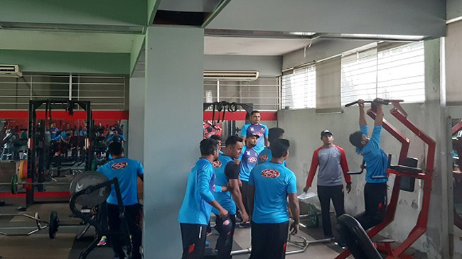 bangladesh team conditioning camp