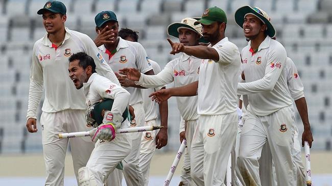 bangladesh test cricket celebration