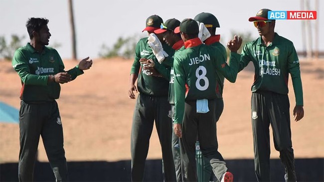 bangladesh u19 beat afganistan u19